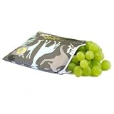 Itzy Ritzy Eco-Friendly Reusable Snack Bag, Urban Jungle Blue