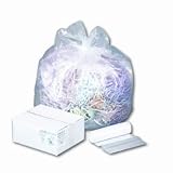 Webster Ultra Plus&trade; High-Density Clear Trash Can Liners, 30 Gallons, .39 Mil Thick, 30in. x 37in., Box Of 500