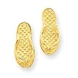 14k Gold Flip Flop Earrings