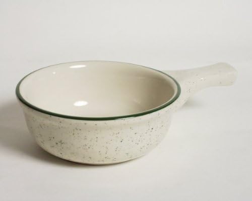 Tuxton TES-048 10 Oz. Green Speckle French Casserole Dish - 24 / CS