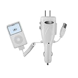 ISuperCharge Portable 4-Way Charger For Ipod 1st thru 5th Generations AS SEEN ON TV