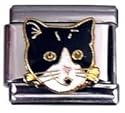 Italian Charms Module lustiger Katzenkopf modul by Kult-Schmuck!
