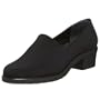 Walking Cradles Women's Pearla Tailored Casual Loafer,Black Micro,5.5 M US