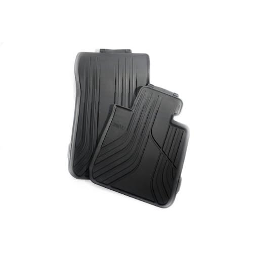 BMW 3 Series allweather floor mats FRONT Black with modern/basic