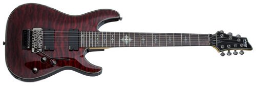Schecter Damien Elite-7 FR Seven String Electric Guitar - Crimson Red