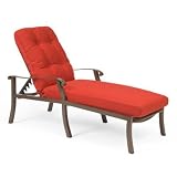 Woodard Cortland Cushion Chaise Patio Lounge Chair - 4ZM470-52-03W