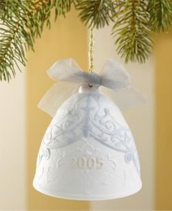 Lladro 2005 Christmas Bell Ornament