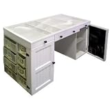 Scrapbox EZ View Craft Desk White ~ Scrapbox