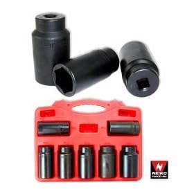 "Neiko Tools USA Axle Nut Socket Set 1/2"" Drive FWD - 7 Piece w/ Case"