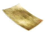 Lacquered Rectangular Chargers - Gold (Set of 4) by Ten Strawberry Street