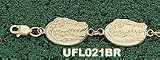 Univ Of Florida Gator Head 3/8 8 Bracelet -Choose From 14K Gold 10K Gold or Stainless Steel