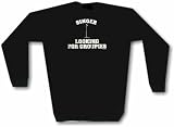 Singer Looking For Groupies Distressed Style Logo Men's Sweat Shirt in 2 colors Small thru 3XL