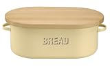 Typhoon Vintage Kitchen Bread Bin with Wood Breadboard Lid