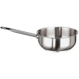 Grand Gourmet Stainless-Steel Curved Saucier Pan Size: 3.5 Quart
