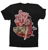 Super Fly Movie Priest Graphic Men's Black T-shirt Tee