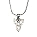 Olive N Figs Sterling Silver Trinity Knot Pendant Necklace with 18\