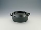 Le Creuset - Doufeu - cocotte en fonte - ovale - noir mat - 28cm - 25084280000460