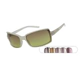 Review   / Women's Classic Rectangle Frame Sunglass - 6440