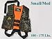 Sporting Goods : HUNTER SAFETY SYSTEM HARNESS VEST REVERSIBLE BLAZE ORANGE/MOSSY OAK BREAK UPSize: S/M / For: Up to 175 lbs