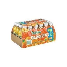 Tropicana 100% Orange Juice - 10 Oz. (Pack of 24)