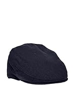 Hackett London Gorra Bal Plain Meltons (Azul Oscuro)