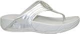 FitFlop Women's WalkStar III Toning Shoes,Silver Metallic Leather,11 M US