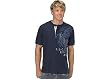 Modern Culture Applique Dragon Henley