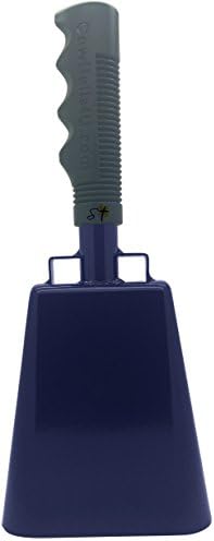 Various Sizes and Team Colors Cowbell with Stick Grip Handle Bell for Cheering at Sporting & Wedding Events - Cow Bell by Stewart Trading™