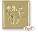 Masterpiece Gold Rose Foil & Embossed Seal - 25 Seals