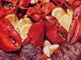 Surf & Turf Fisherman's Fleet Style - Maine lobsters& Steak