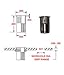 SSKL375-16-150 300 STAINLESS THIN-NUT, LARGE FLANGE, PLAIN FINISH, 3/8-16 x .030-.150 GRIP RANGE (PACK OF 10)