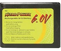 AGAIN & AGAIN R60-NITRO 6.0 Volt Nitro NiCd Battery