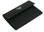 Prada Women's Nylon and Leather Wallet, Nero