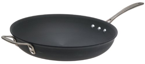 Calphalon Commercial Hard Anodized 14-Inch Omelette Pan with Helper Handle