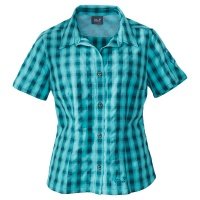 Jack Wolfskin Damen Outdoor-Bluse Athena, blue pacific checks, M, 1400151-7150003 Preisvergleich