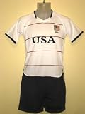 kids usa soccer set size 2 with usa flag embroidery