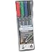 LumoColor Waterbased Fine Point Markers, 4 Colors/Pack STD316WP4