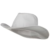 Canvas Cotton Cowboy Hat - White W19S64F