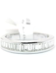 14k White Gold Comfort Fit Diamond Ring ( 0.75 CTTW, G-H Color, VS2-SI1 Clarity )
