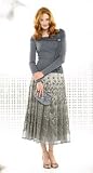 BEADED ORGANZA SKIRT