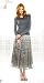 BEADED ORGANZA SKIRT