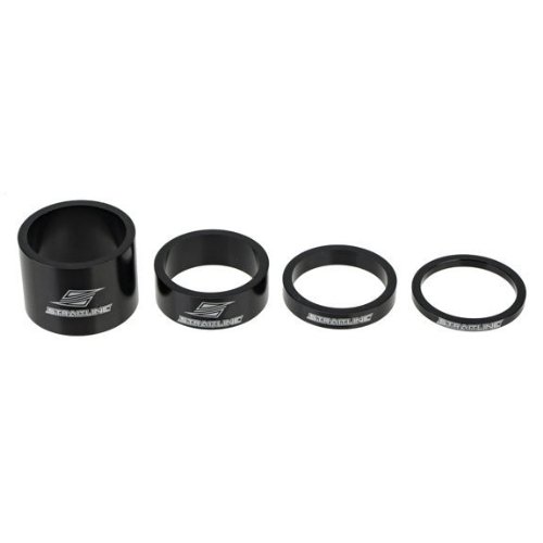 Straitline Components SC 4pc Spacer kit (1-1/8") black