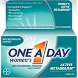 One-A-Day Womens Active Metabolism Complete Multivitamin Tablets, 50 count