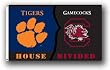 Clemson Tigers / South Carolina Gamecocks Rivalry 3'x5' Flag - College Athletics Sports Merchandise