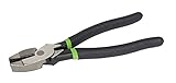 Greenlee 0151-08D High Leverage Side-Cutting Pliers, Dipped Grip, 8' [並行輸入品]