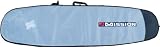 8' (8 foot) MISSION 5mm padded surfboard bag. For round nosed longboards or mal boards. shoulder strap and carry handle. UV & Heat reflective.