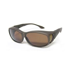 Cocoons Live Eyewear Sunglasses Mini Slim (Medium-Small) Sand Frame with Polarized Amber Lenses C415A