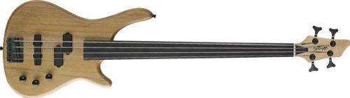 Stagg BC300FL-NS 4 String Fretless Electric Bass Guitar - Natural Semi-Gloss On Sale