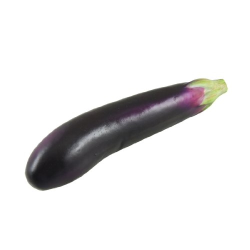 uxcell 人工ナスの装飾　茄子　野菜　ハウス　テーブル　インテリア　飾り　ダーク　パープル
