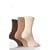 Ladies 3 Pair Pringle Tiffany Plain Trouser Socks